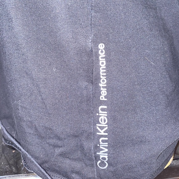 💎 Calvin Klein Black Short Sleeve Tee Size L - Picture 3 of 7